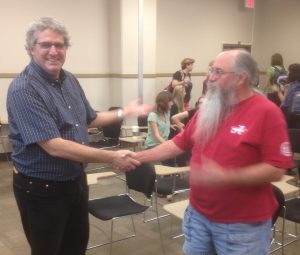 Dr. Marshall Abrams meets Dr. Jim Bindon