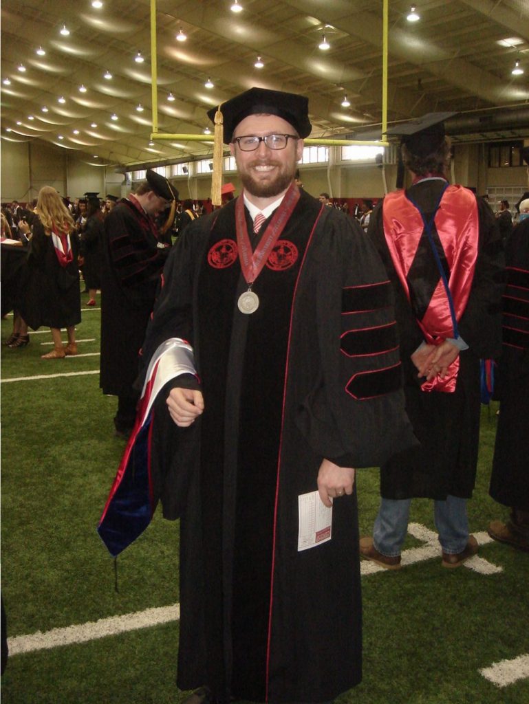 UA Graduation, May 2016. Dr. Daniel A. LaDu.