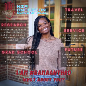 Nia Anderson department recruitment poster